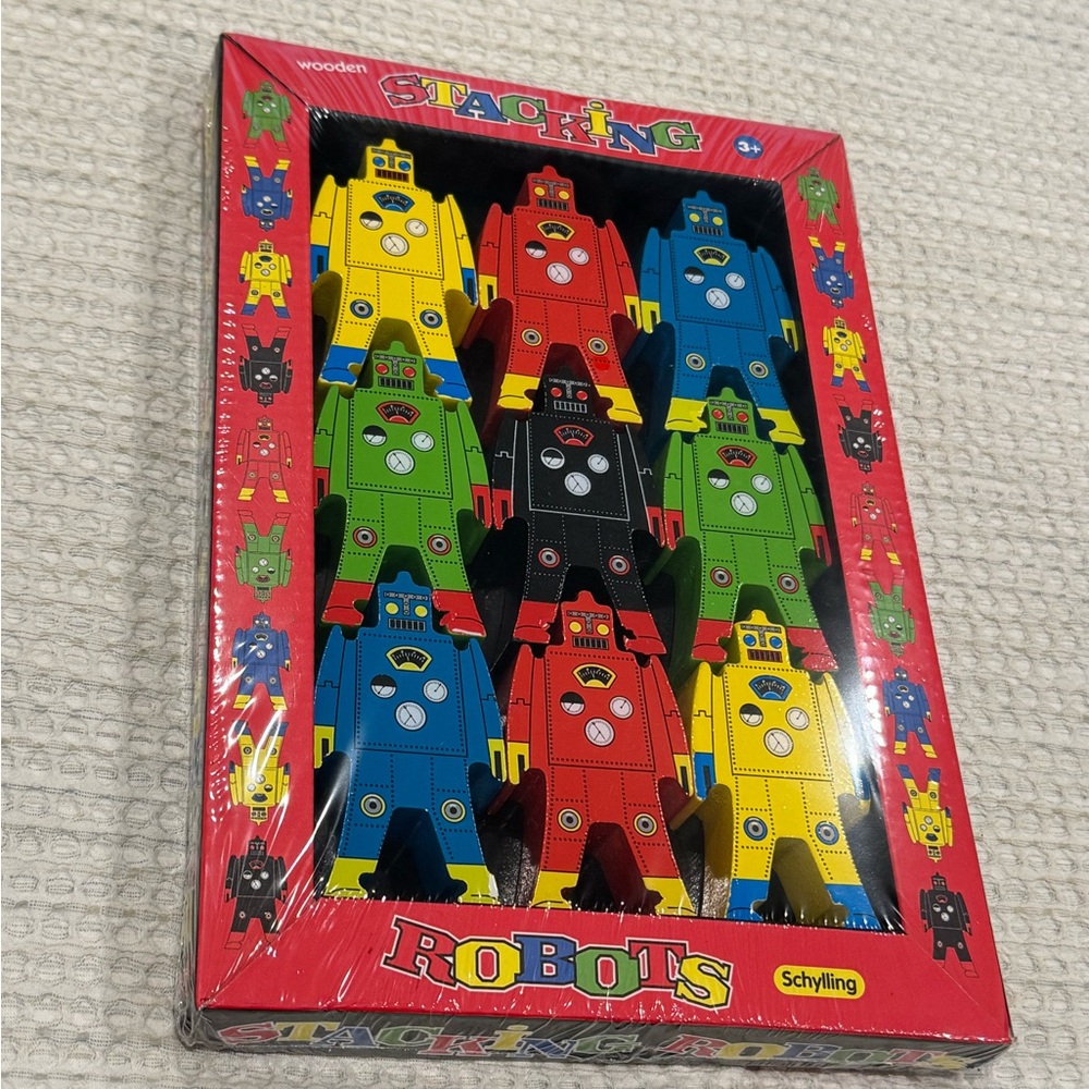 Colorful Robot Stacking Toy Set by Schylling
